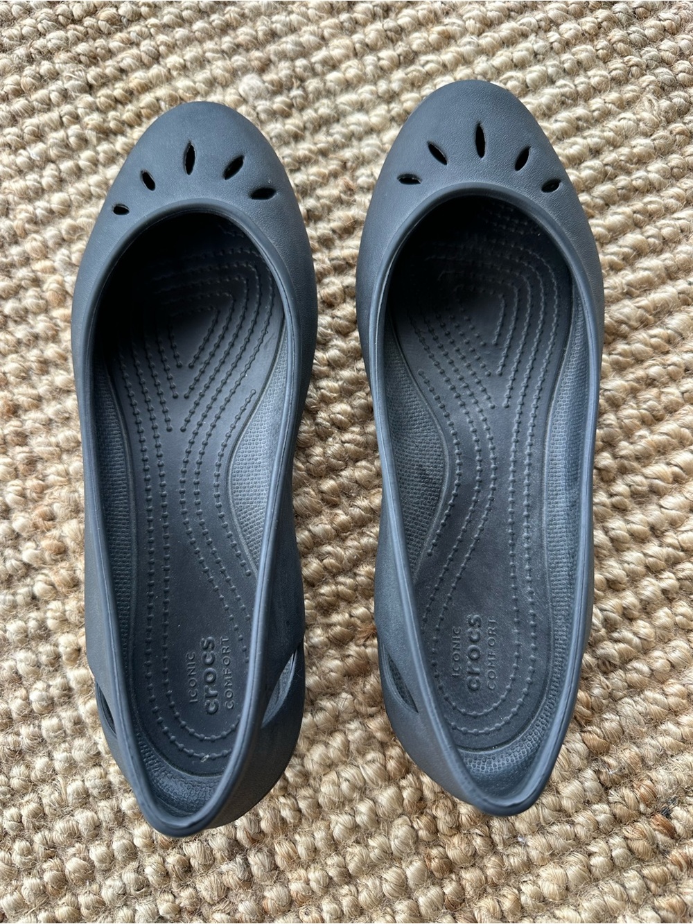CROCS Black Women's Ballet Flat - Picture 3 of 5